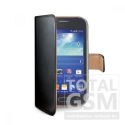 LG G2 Mini D620 oldalra nyíló fekete book cover flip tok