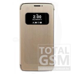 LG G5 H850 oldalra nyíló arany book cover flip tok