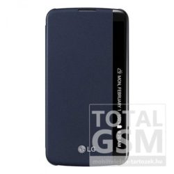 LG K10 oldalra nyíló indigó kék cover flip tok