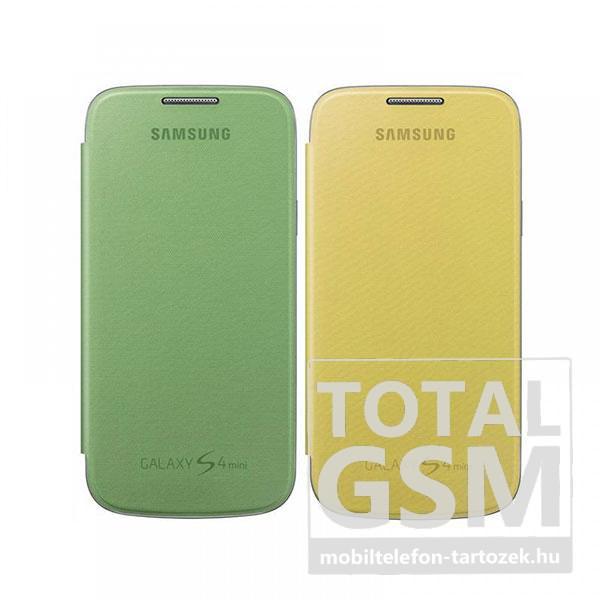 Arab bijzonder Verkoper Samsung Galaxy S4 Mini GT-I9190 oldalra nyíló sárga, zöld cover notesz flip  tok, 2 db - Total-gsm