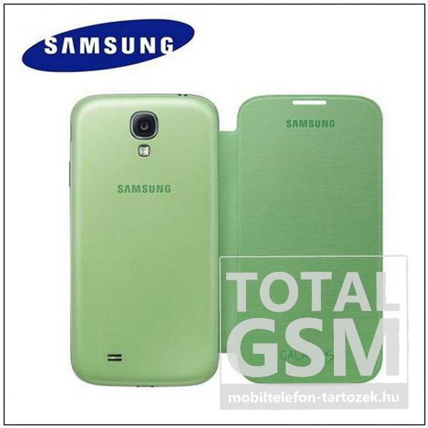 werkzaamheid Spit klei Samsung Galaxy S4 Mini GT-I9190 oldalra nyíló zöld cover notesz flip tok -  Total-gsm