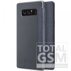 Samsung N950F Galaxy Note 8 Nillkin Sparkle Notesz Bőr Flip Tok Szürke / Grey