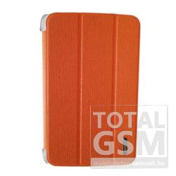 REMAX Samsung Galaxy Tab 3 7.0 (SM-T210, P3210) Narancssárga Notesz Tablet Flip Bőrtok