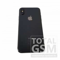 Apple iPhone X Hátlap Fekete Bontott