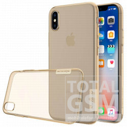 Apple iPhone X / XS Nillkin Nature Arany Szilikon Tok