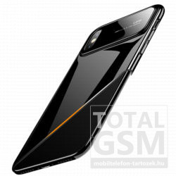Apple iPhone X / XS USAMS Meo Fekete Plexi Tok