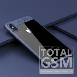Apple iPhone X / XS USAMS Mant Kék Plexi Tok