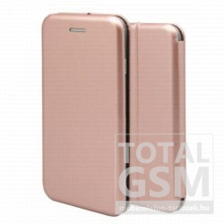 Samsung Galaxy S20 Plus / S20 Plus 5G SM-G985 / G986 Rosegold Ívelt Mágneses Notesz Flip Tok
